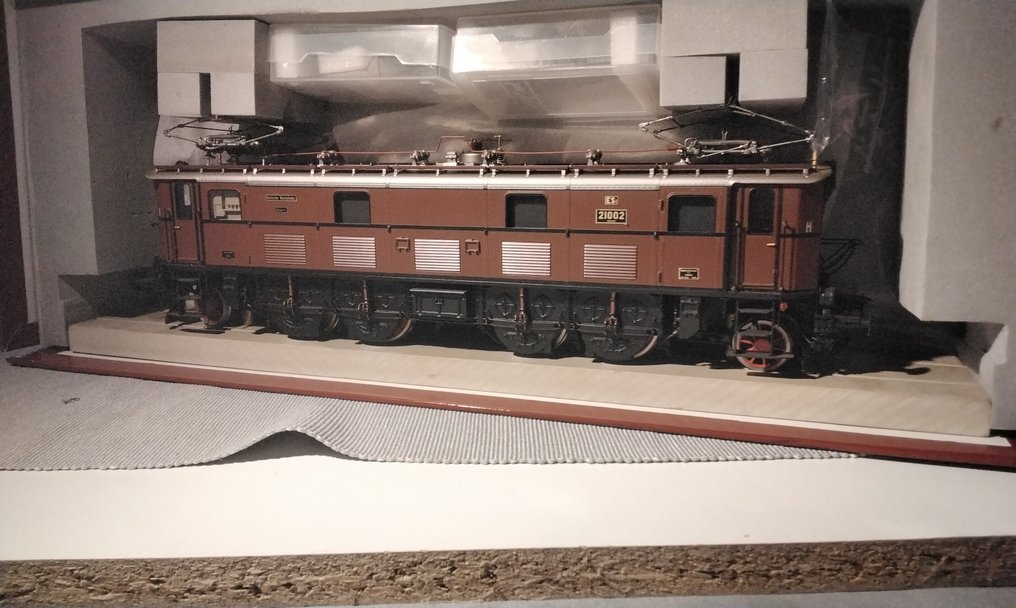 Lemaco Prestige Modell 0 - 0-044 - Modelltog lokomotiv (1) - Bayrische ES 1 Messingmodell - K.Bay.Sts.B #1.0