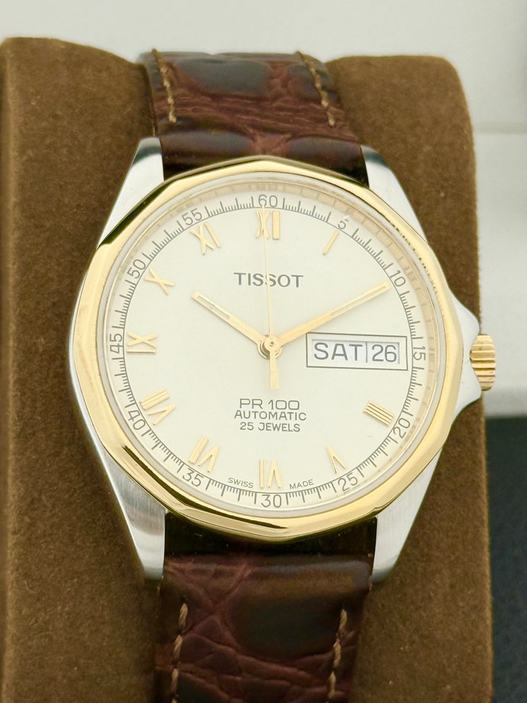 Tissot - No Reserve Price - Vintage Automatic Two Tone PR100 Day-Date - P364/464 - Men - 1990-1999  #3.2