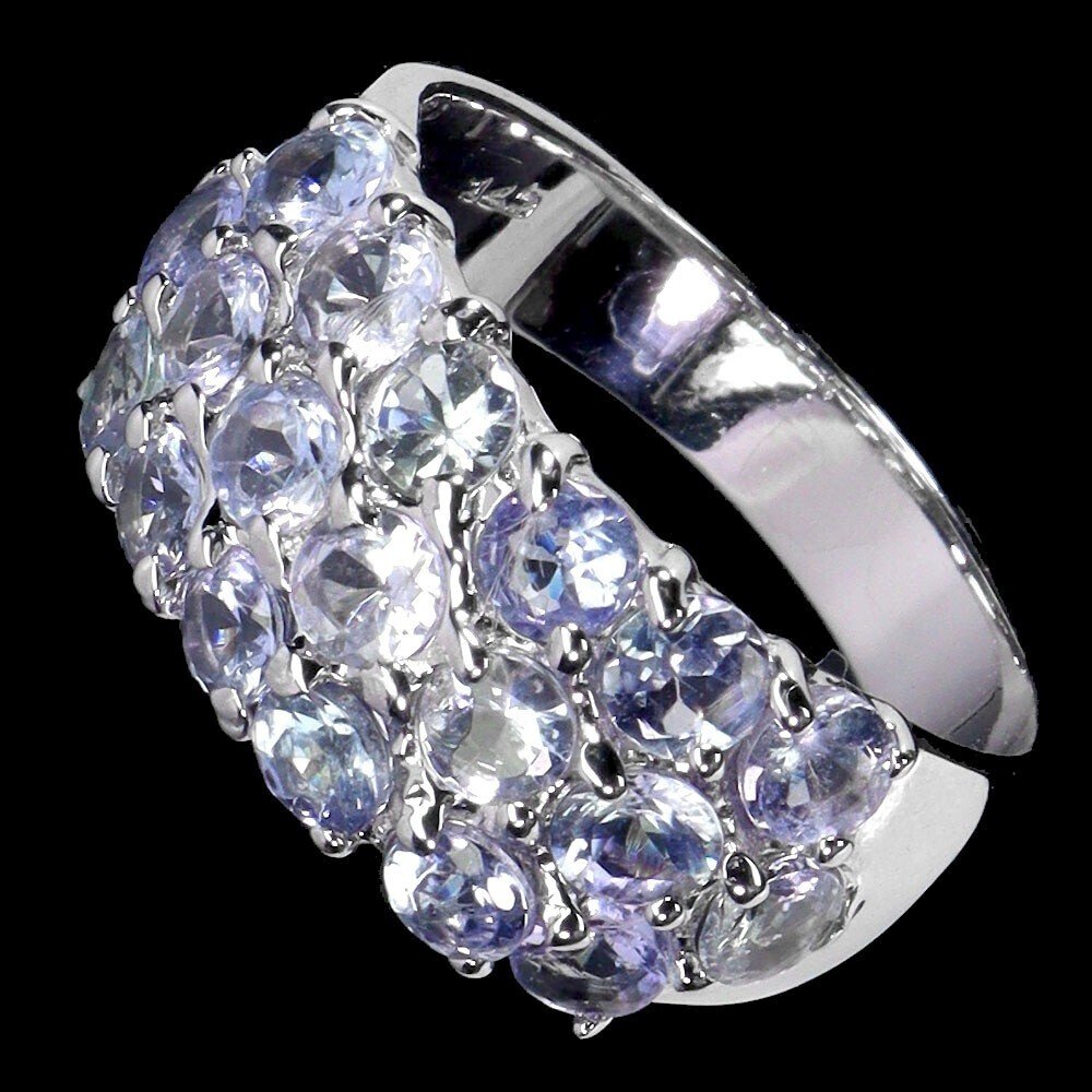 Senza Prezzo di Riserva - Anello Argento Tanzanite #3.2