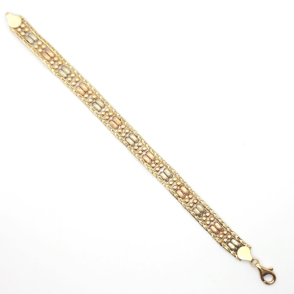 手镯 - 18K包金 黄金, 玫瑰金, 白金 #4.3