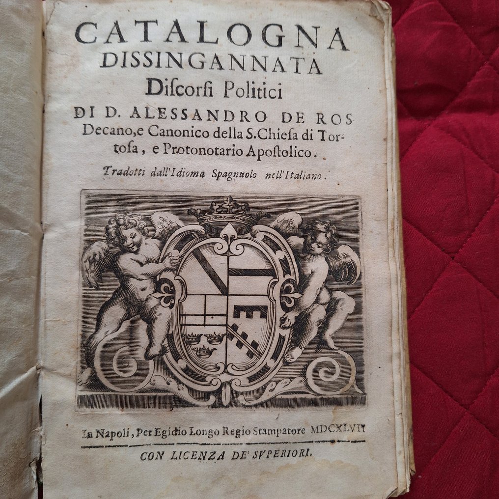 A. De Ros - Catalogna dissingannata - 1647 #1.0