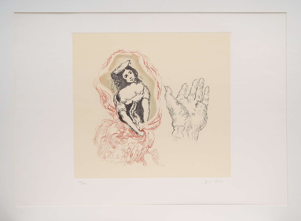 Giorgio De Chirico (1888-1978) - Composizione Romantica #2.1