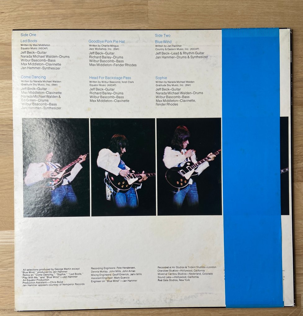 Jeff Beck Group - Wired - Flash (Japan Press) - Άλμπουμ LP (πολλαπλά αντικείμενα) - Ιαπωνική εκτύπωση - 1979 #2.1