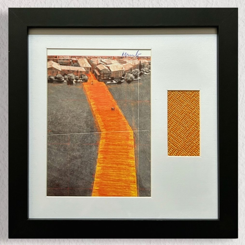 Christo & Jeanne-Claude (1935-2020) - The Floating Piers - signed by hand #1.0