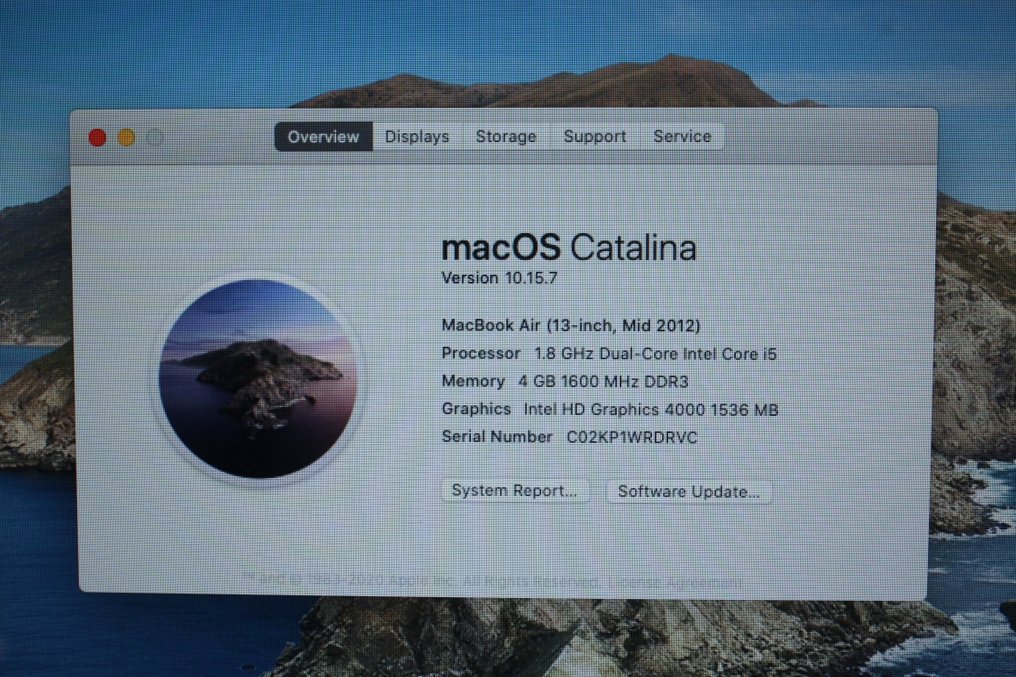 Rare find: Apple MacBook Air 13 inch (Mid 2012) - Core i5 1.8Ghz CPU - 4 GB RAM - 128GB SSD - Läppäri - macOS Catalina kanssa #3.2