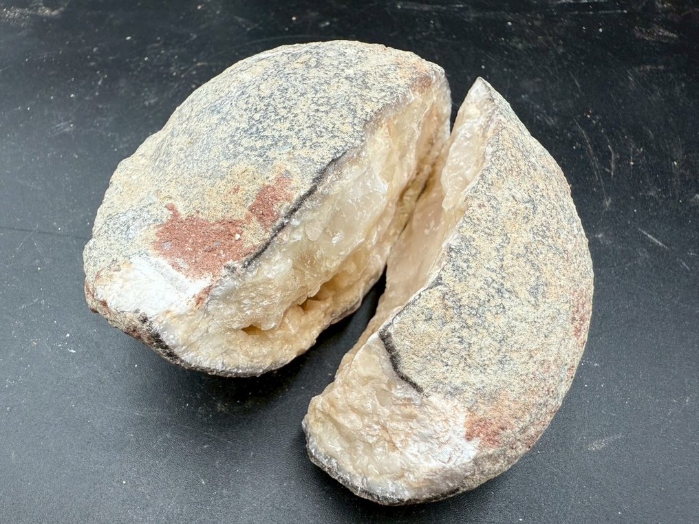 Dinosaurier - Fossil-Matrix - crystallized dinosaur egg nest - 12 cm - 12 cm #1.0