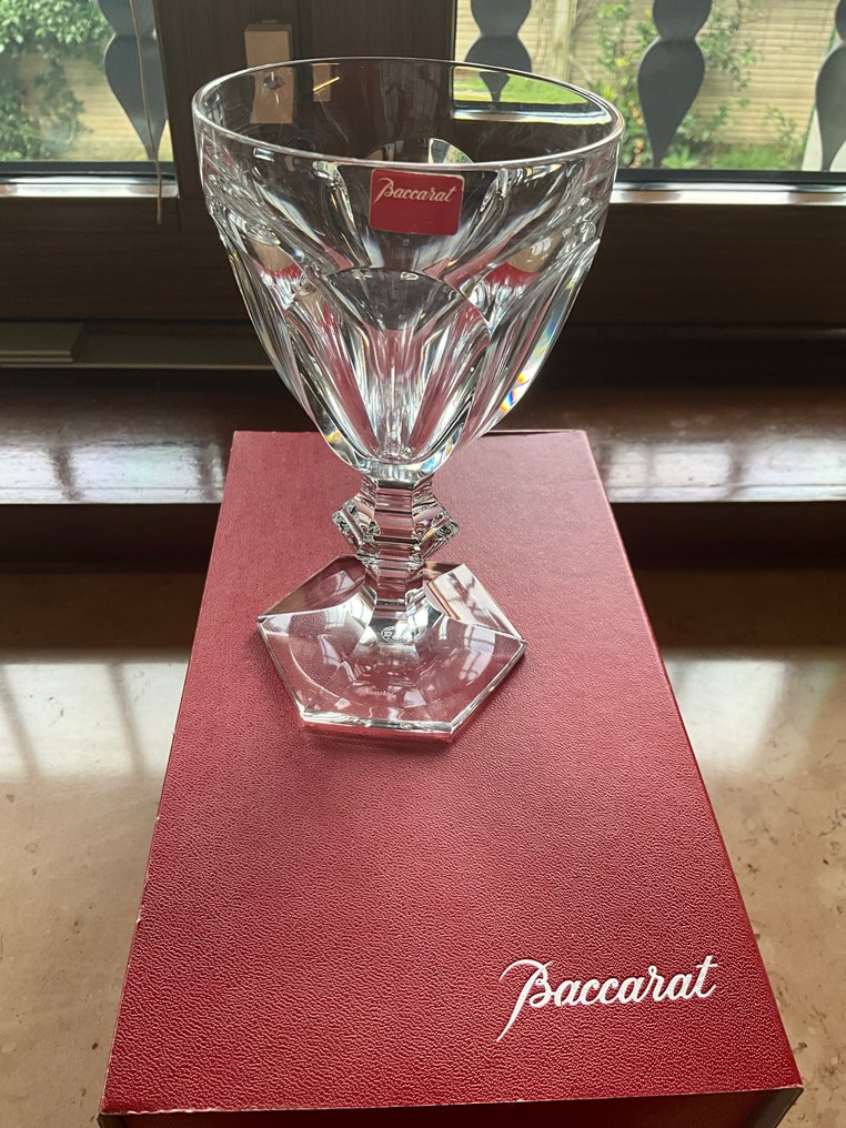 Drinking set (6) - Rock crystal - Set of baccarat cups. #1.0