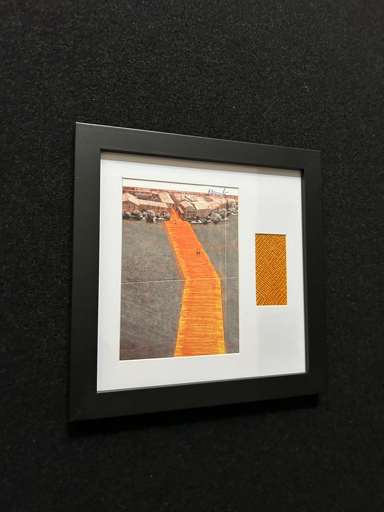 Christo & Jeanne-Claude (1935-2020) - The Floating Piers - signed by hand #4.3