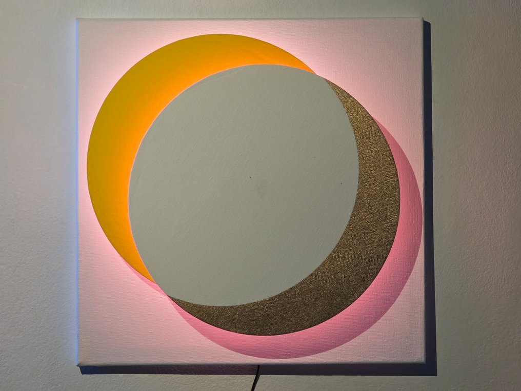 Bruno Bani (1964) - Eclisse parziale II 40 x 40 #1.0