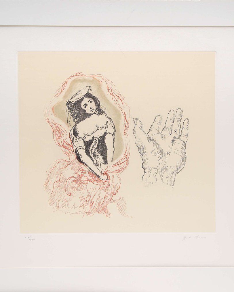 Giorgio De Chirico (1888-1978) - Composizione Romantica #1.0