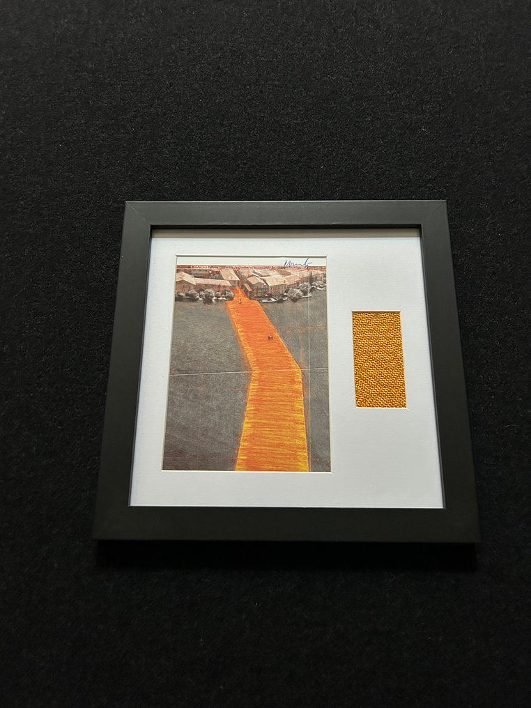 Christo & Jeanne-Claude (1935-2020) - The Floating Piers - signed by hand #3.2