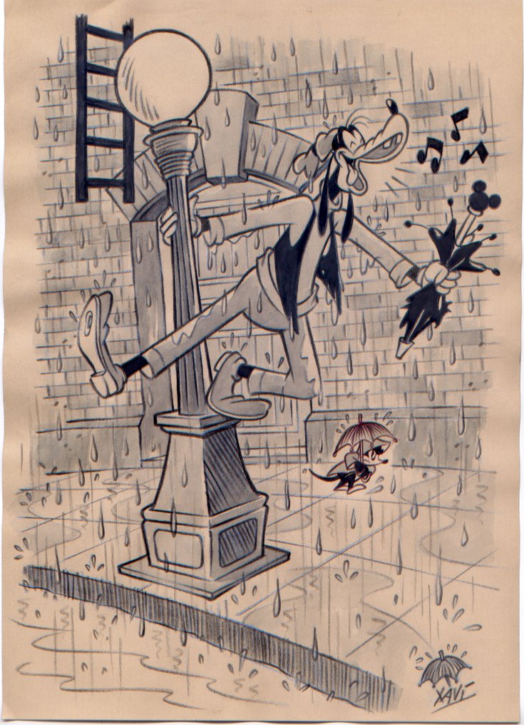 Mickey Mouse - GOOFY, SINGIN' IN THE RAIN - 1 迪士尼艺术 - 2020 #1.0