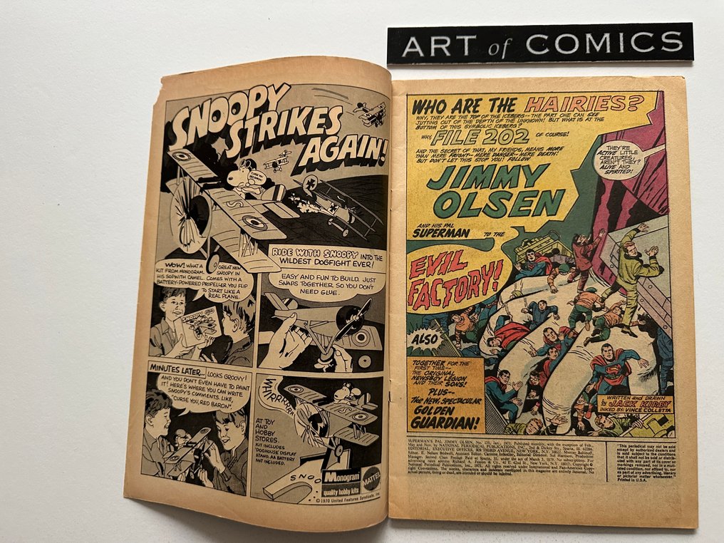 Superman's Pal Jimmy Olsen #135 - 2nd Appearance Darkseid - 1 Comic - First edition - 1971 #3.2