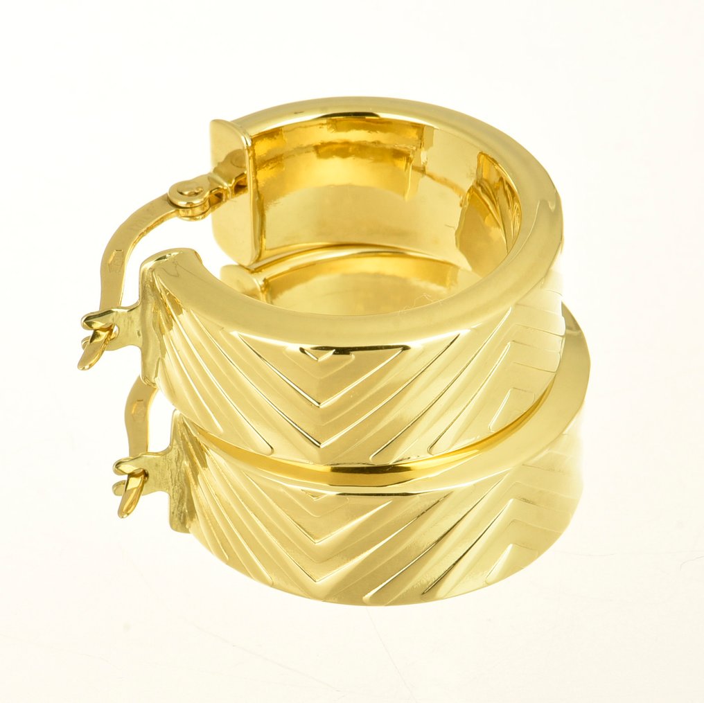 Øreringe - 18 kraat Gulguld #3.2