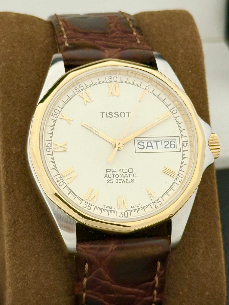 Tissot - No Reserve Price - Vintage Automatic Two Tone PR100 Day-Date - P364/464 - Men - 1990-1999  #2.1
