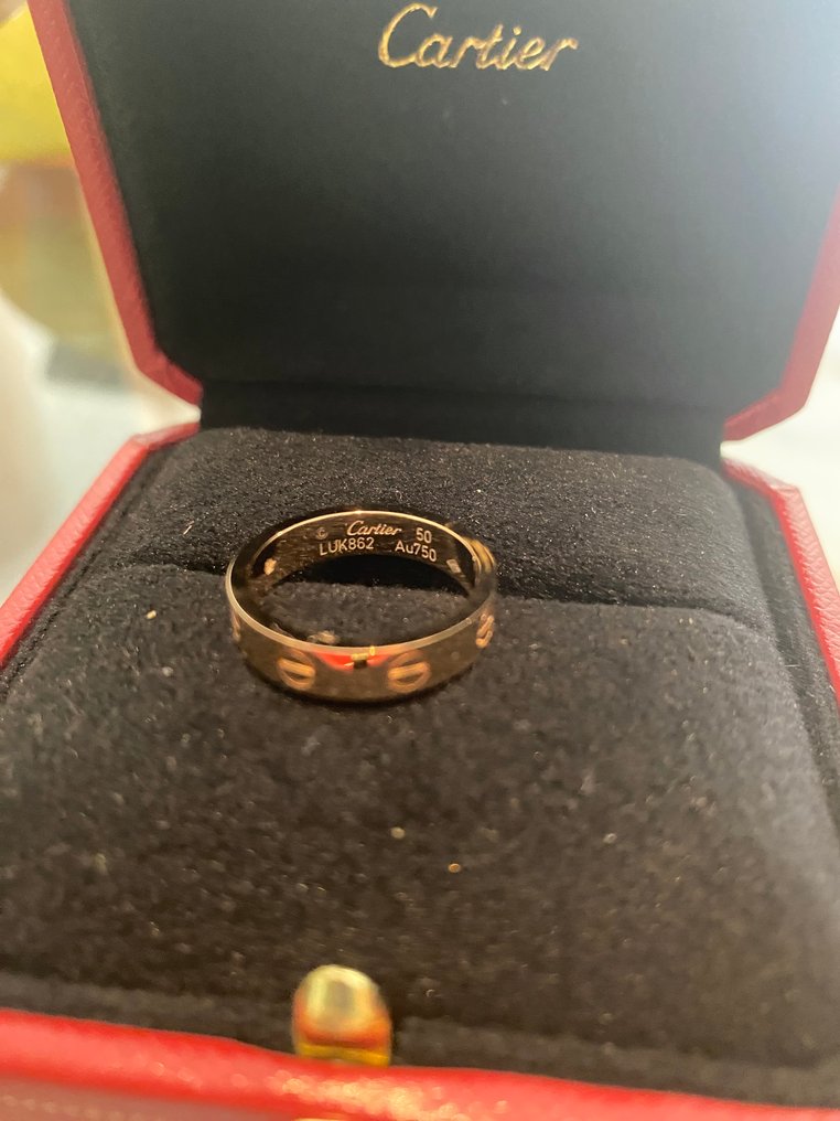 Cartier - Δαχτυλίδι - 18 καράτια Ροζ χρυσό - 0.02ct. tw. Διαμάντι (Φυσικό) #4.3