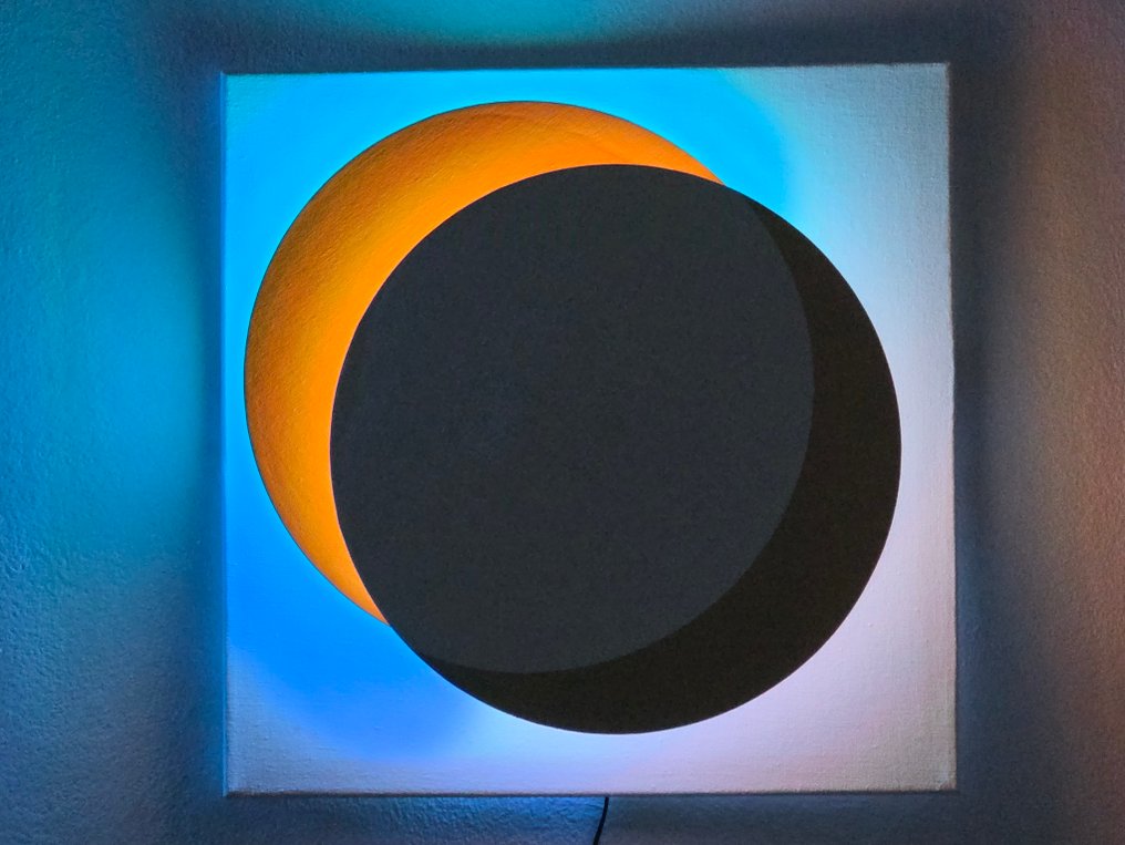 Bruno Bani (1964) - Eclisse parziale II 40 x 40 #1.0