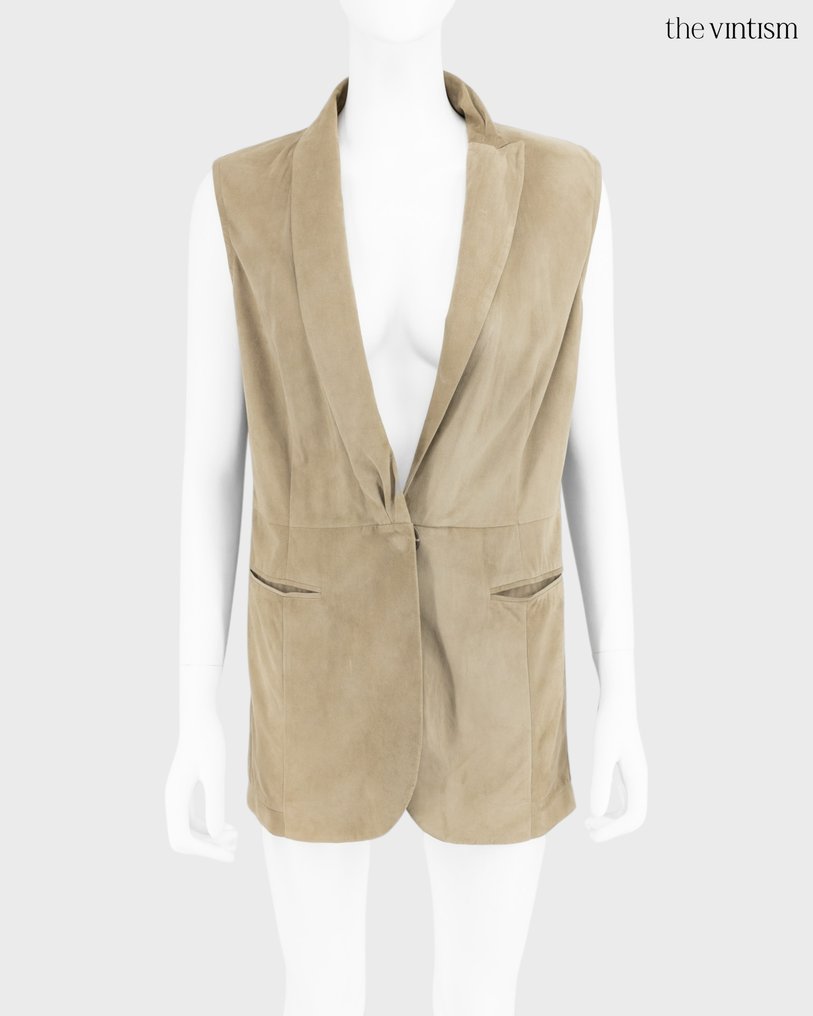 Brunello Cucinelli - Genuine Suede - Colete com enchimento #1.0