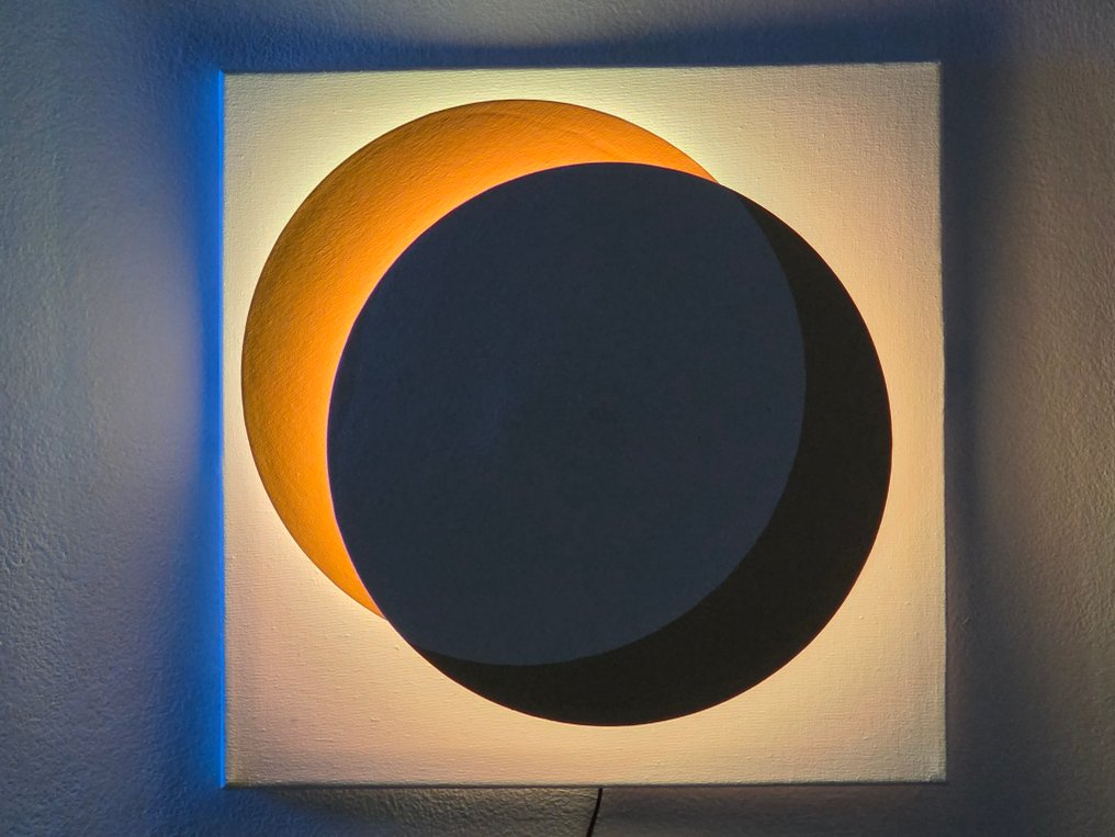 Bruno Bani (1964) - Eclisse parziale II 40 x 40 #2.1