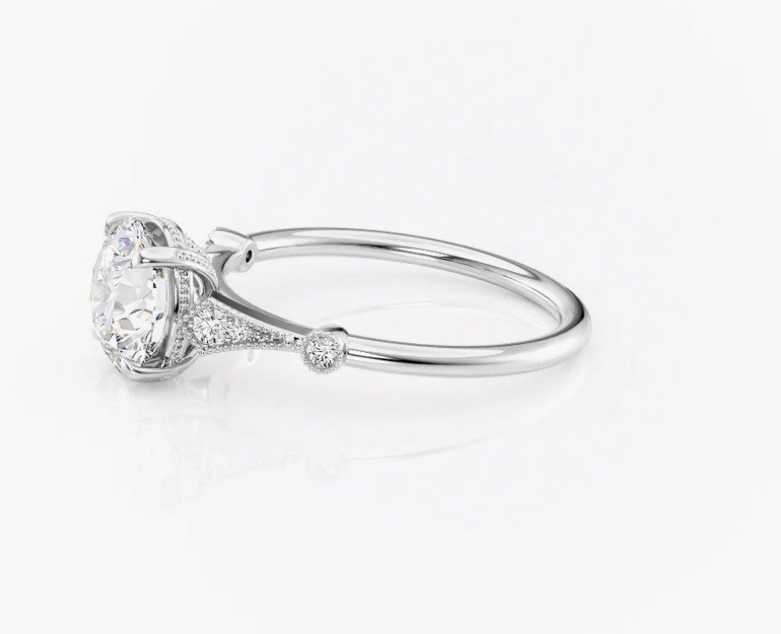 Δαχτυλίδι αρραβώνων - 14 καράτια Λευκός χρυσός - 1.16ct. tw. Διαμάντι (Φυσικό) - Διαμάντι - Η/ΣΙ1 #2.1