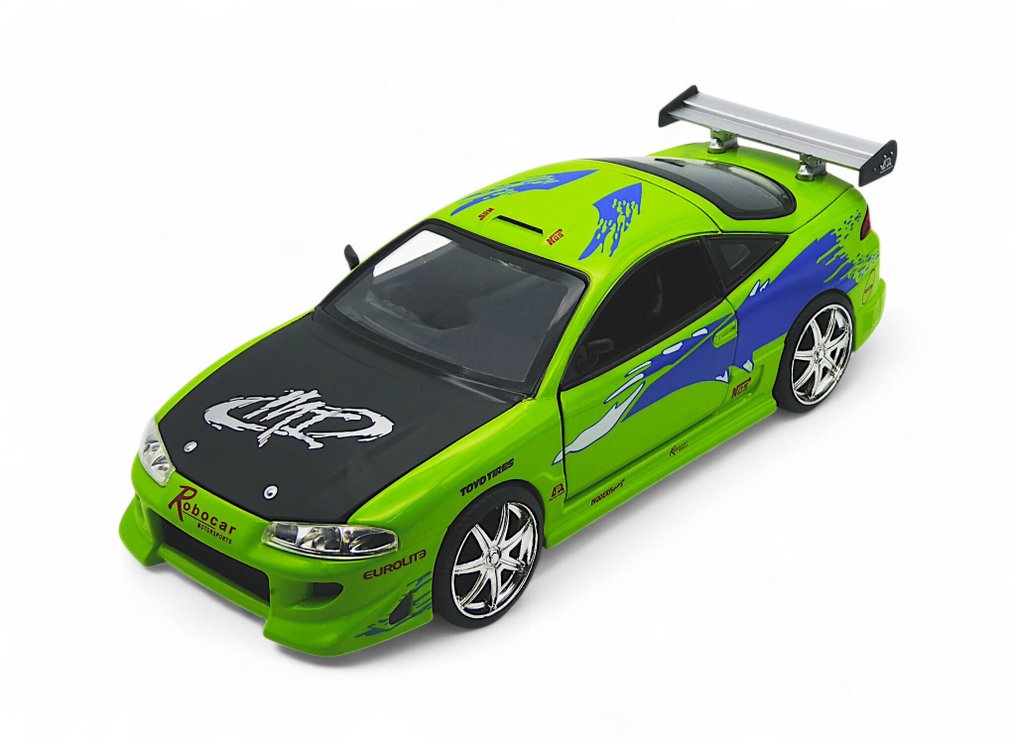 Jada Toys - Model samochodu sportowego - Fast & Furious Collection: "Mitsubishi Eclipse" N. 97603 - Scala 1:24 #1.0