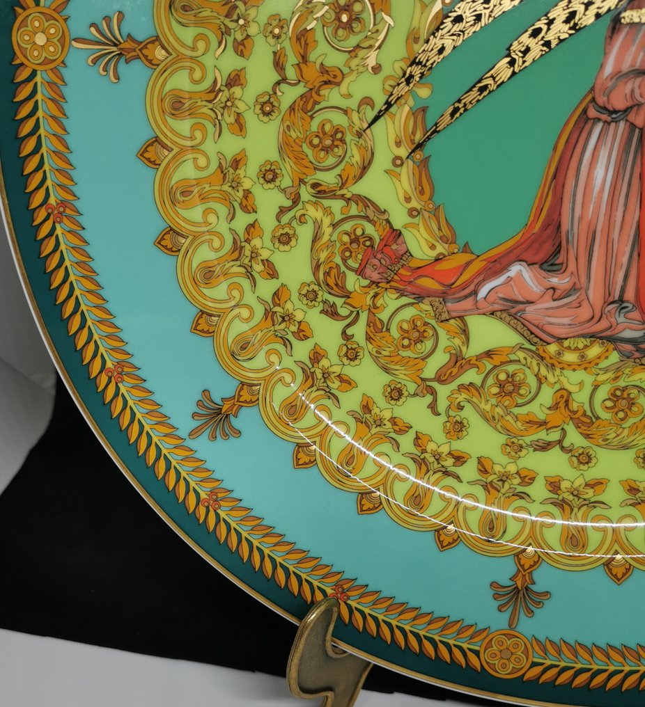 Versace - Χριστουγεννιάτικες διακοσμήσεις Rosenthal - L'ange Gabriel με αυθεντικό κουτί. - Πορσελάνη - Πιάτο Χριστουγέννων - 1995 #2.1