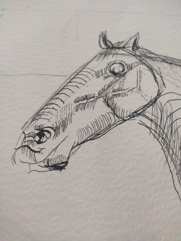 Bruno Cassinari (1912-1992) - Cavalli in corsa #3.2