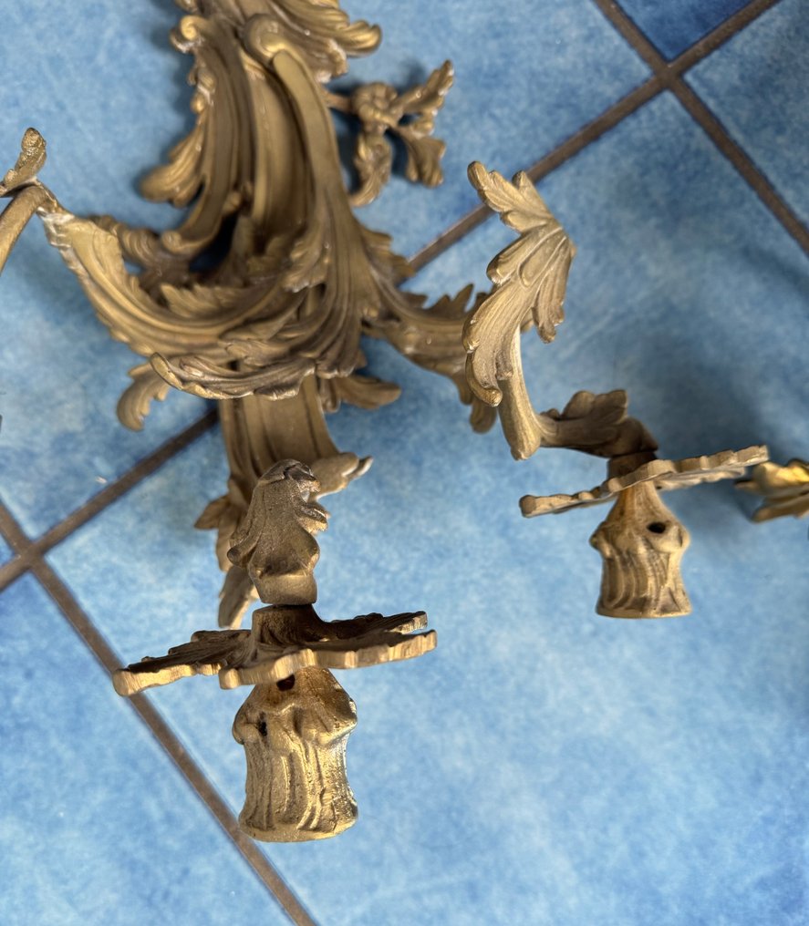 Απλίκα τοίχου (2) - Gilt brass - APPLIQUE OTTONE #4.3