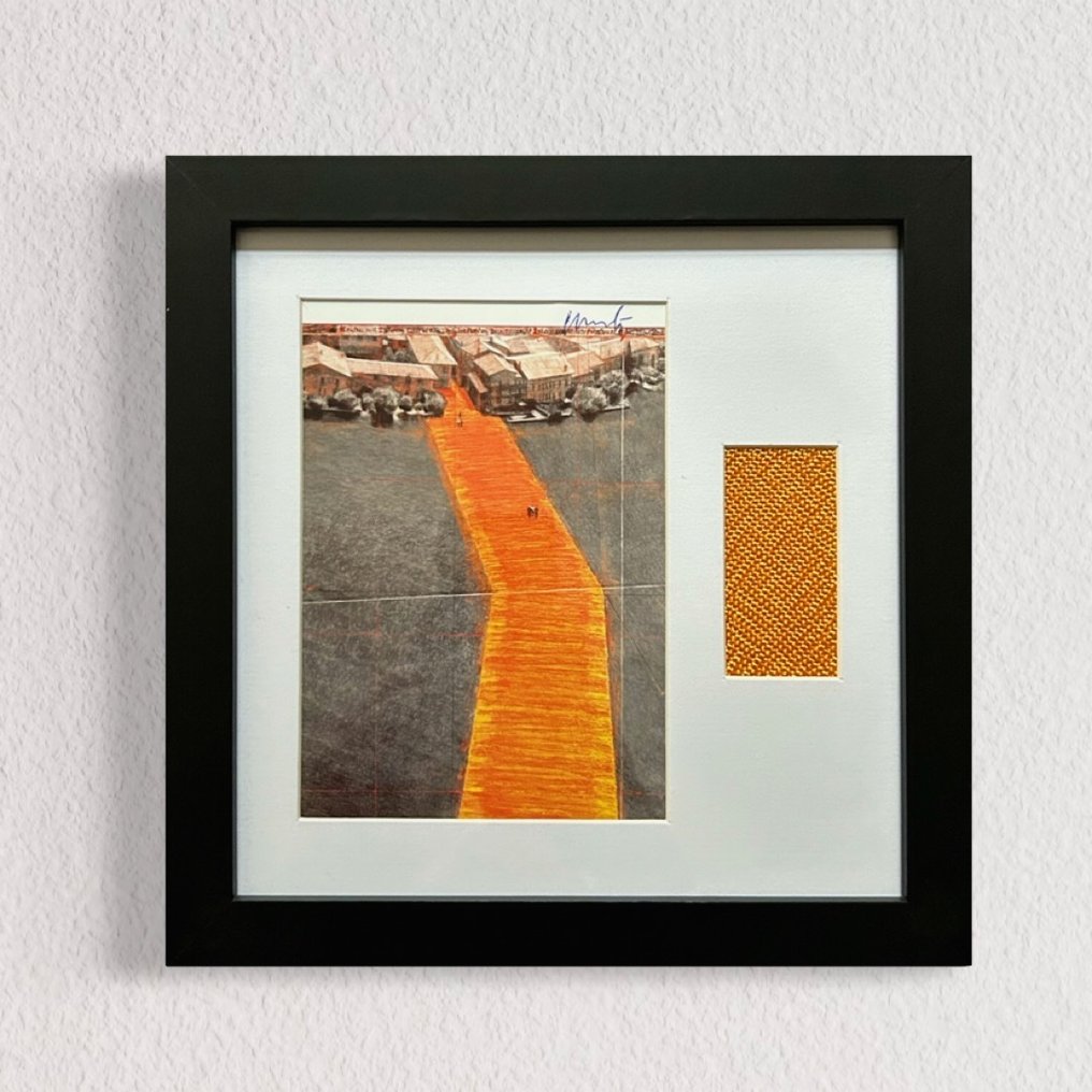 Christo & Jeanne-Claude (1935-2020) - The Floating Piers - signed by hand #1.0