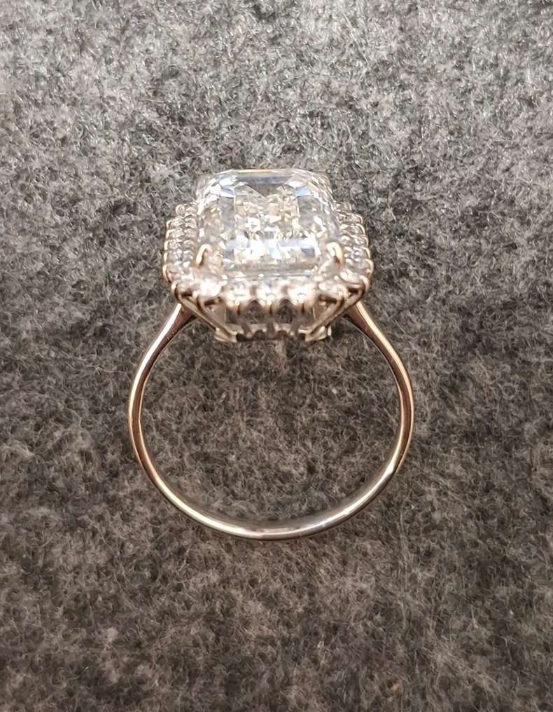 χωρίς τιμή ασφαλείας - Δαχτυλίδι - 18 καράτια Λευκός χρυσός Διαμάντι (Εργαστηριακής καλλιέργειας) - Διαμάντι #4.3