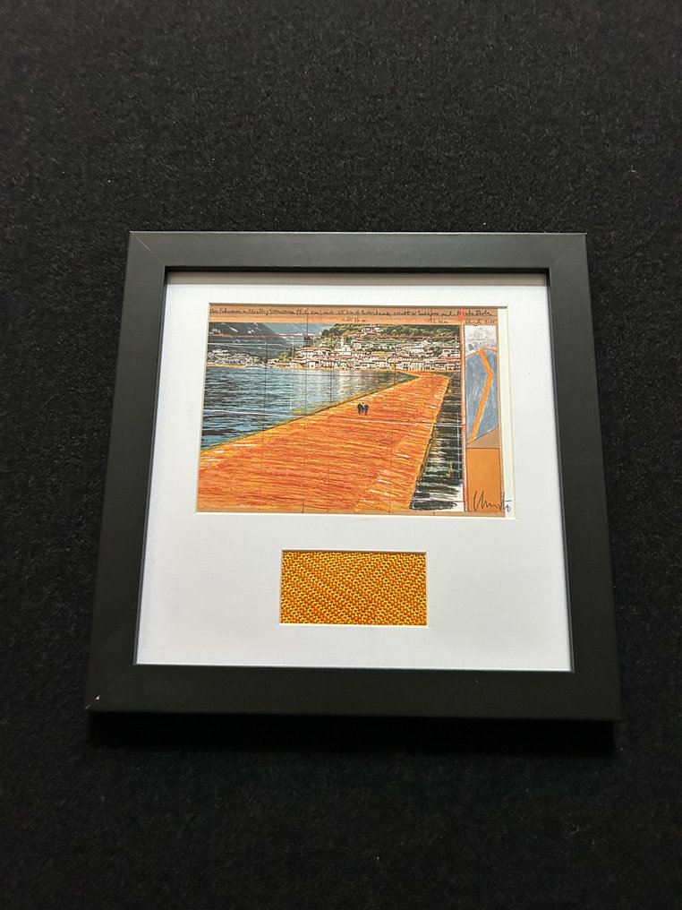 Christo & Jeanne-Claude (1935-2020) - The Floating Piers - signed by hand #3.2