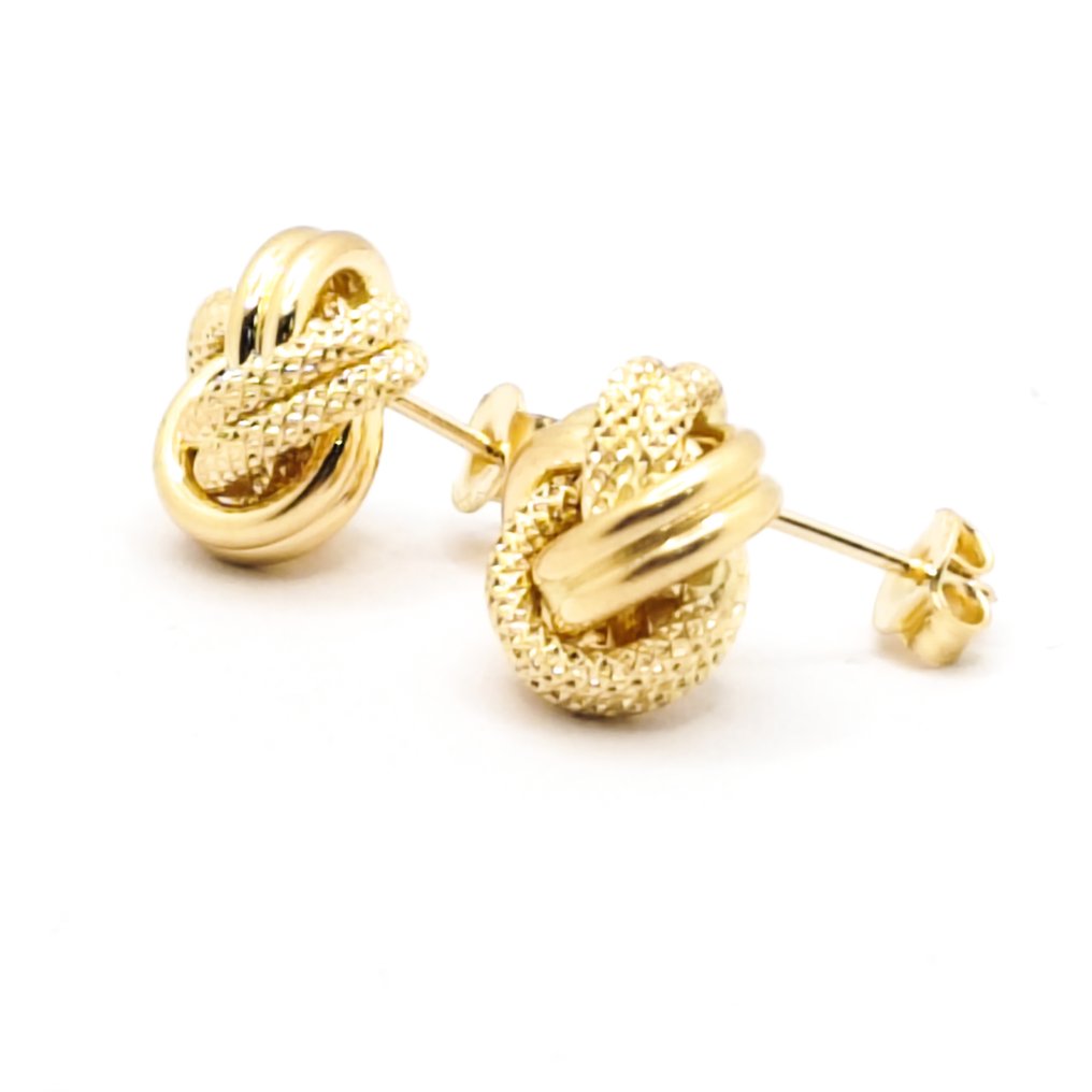 Nincs minimálár - Drop fülbevaló - 18 kt. Sárga arany #1.0