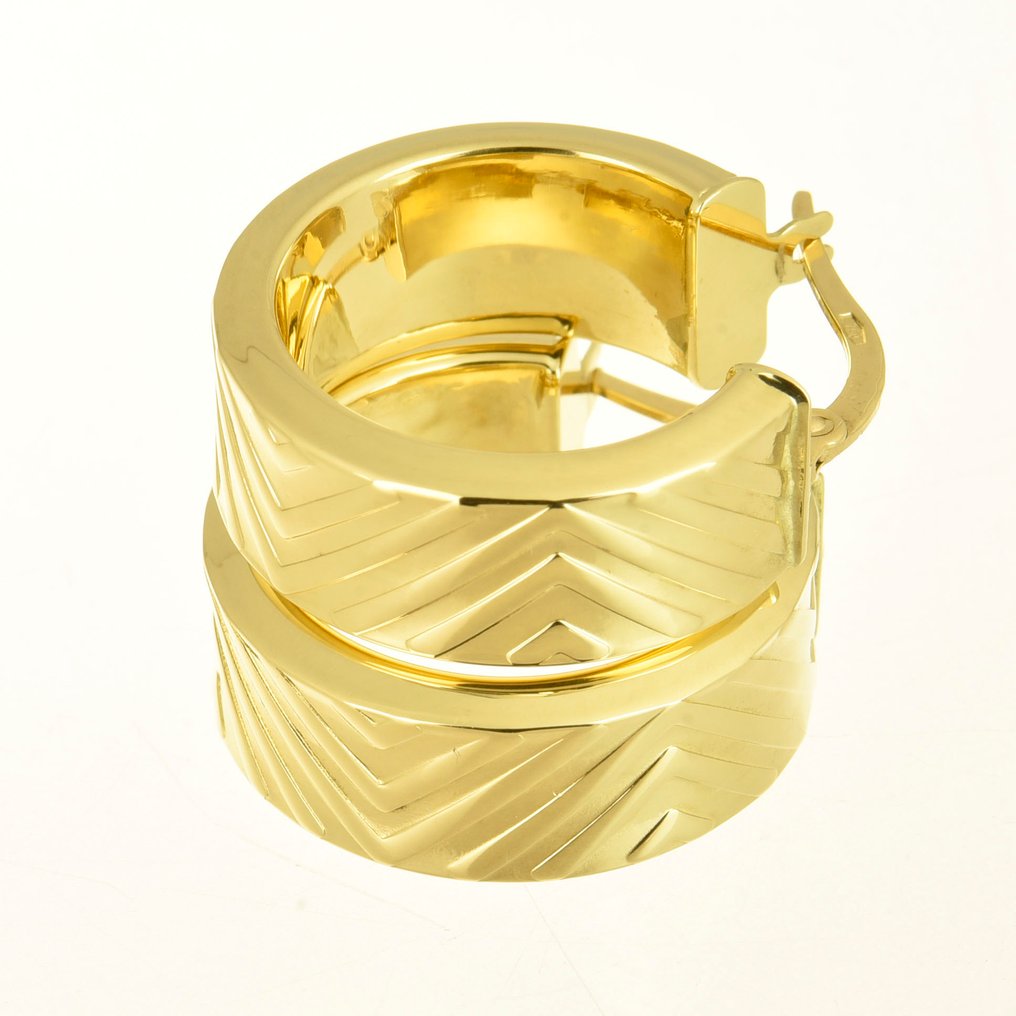 Øreringe - 18 kraat Gulguld #1.0