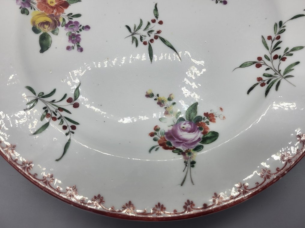 ANTONIBON, NOVE, O COZZI, - Plate - Porcelain - Venice circa 1790 #3.2