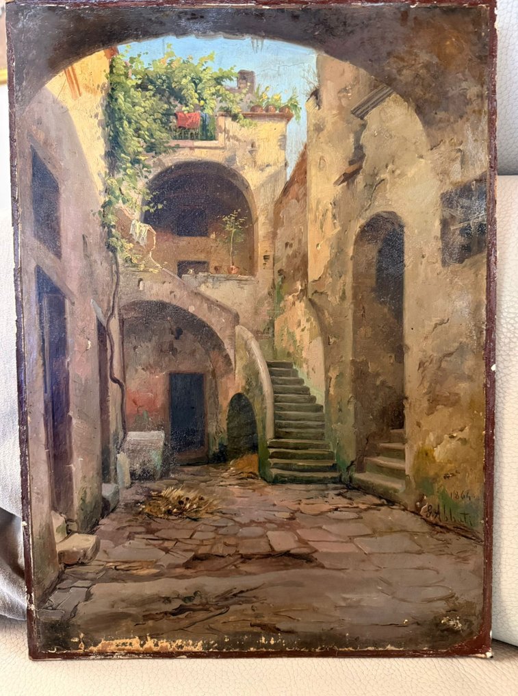 Giuseppe Abbati (1836-1868) - Cortile #1.0