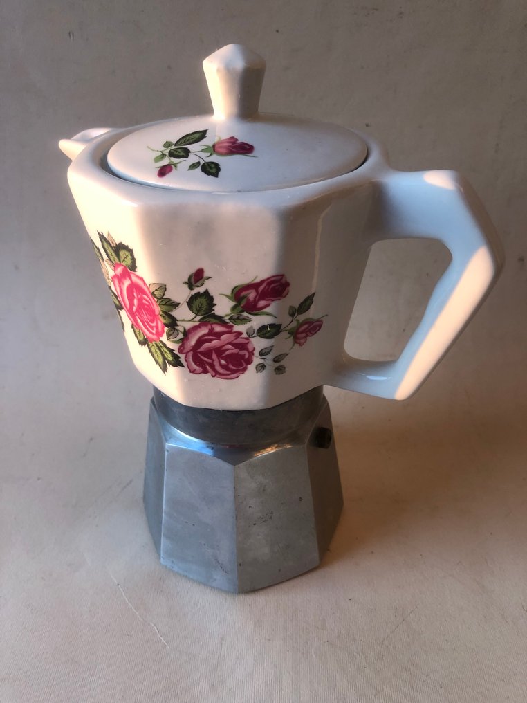 flory expess - Καφετιέρα (2) - Αλουμίνιο, Πορσελάνη - κλασικά και σπάνια #4.3