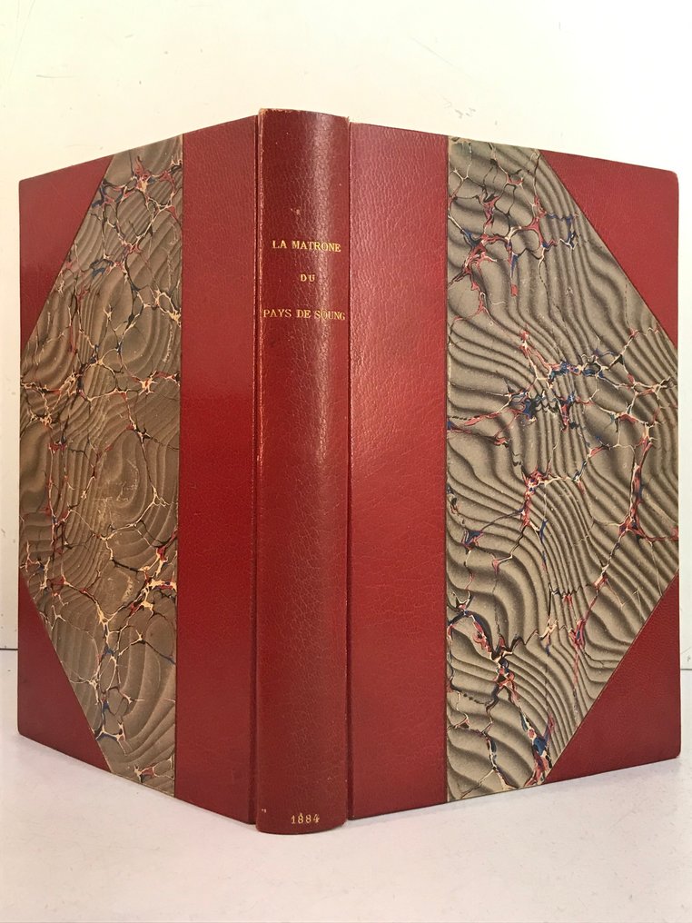 [Contes chinois] - ‎La Matrone du Pays de Soung. Les Deux Jumelles. [ex. sur Japon avec suite, Reliure signée E. - 1884 #1.0