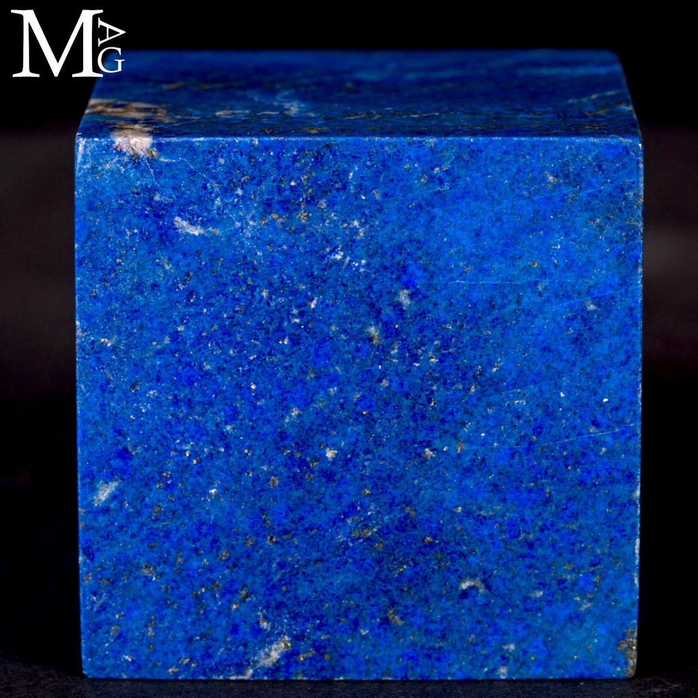 Deep Blu - Top Quality Lapislazzuli - Cube - Afghanistan - Altezza: 68 mm - Larghezza: 68 mm- 870 g #4.3