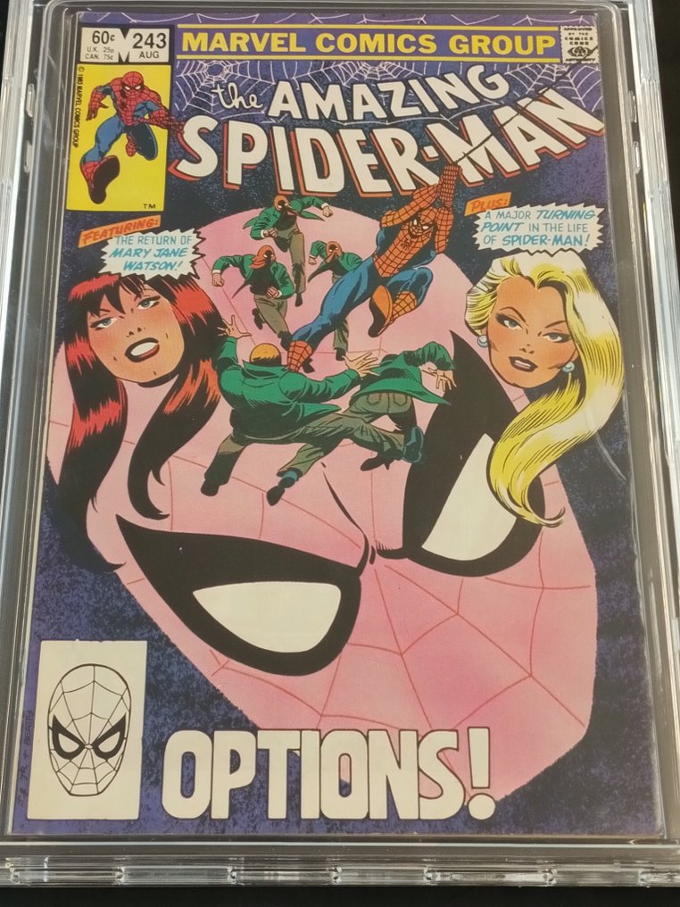 The Amazing Spider-Man #243 - EGC 9.5 - Options! - 1 Graded comic - Første utgave - 1983 #2.1
