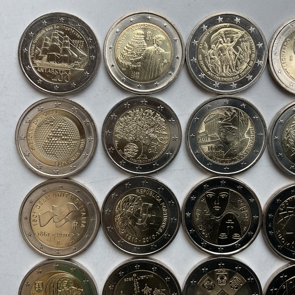 Europe. 2 Euro 2007/2023 (25 munten) (No reserve price) #1.0