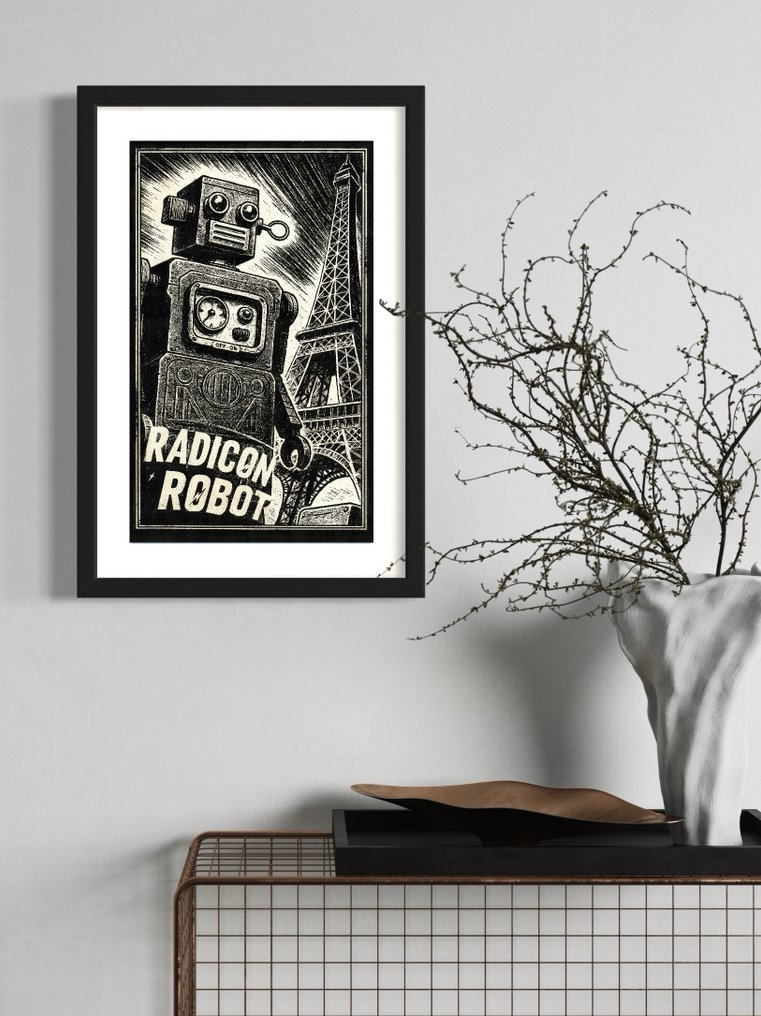 Æ2381 - Ομάδα των Πέντε - Radicon, Giant Sonic & Non Stop Robot» Æ τα Ιαπωνικά Τιμον Robots — Περιορισμένης - Κουρδιστό παιχνίδι από κασσίτερο - 2000-σήμερα #1.0