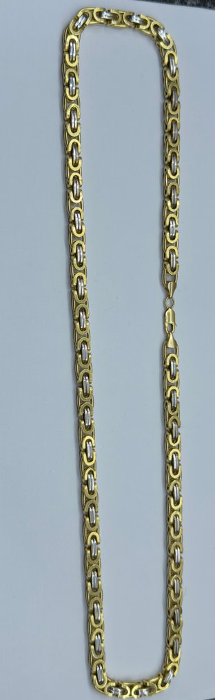 Halsketting - 14 karaat Geel goud, Witgoud #3.2