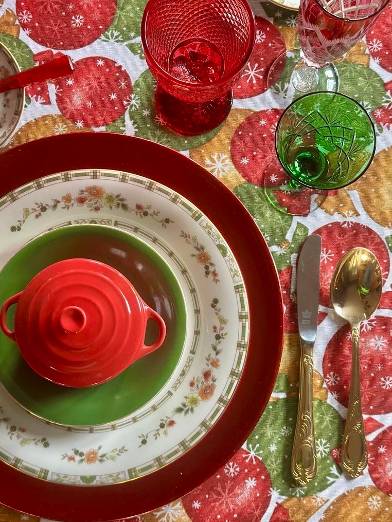 Festive Christmas joy patterned tablecloth for large tables. - Tablecloth  - 270 cm - 180 cm #4.3