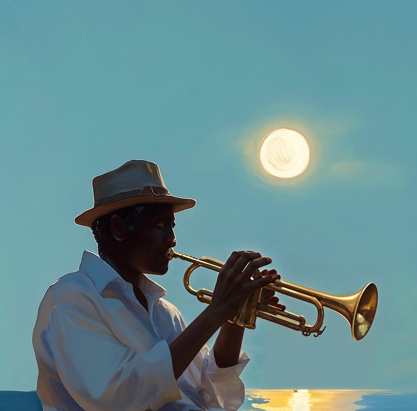 Le Yack - Moonlight Jazz - Hand signed #2.1