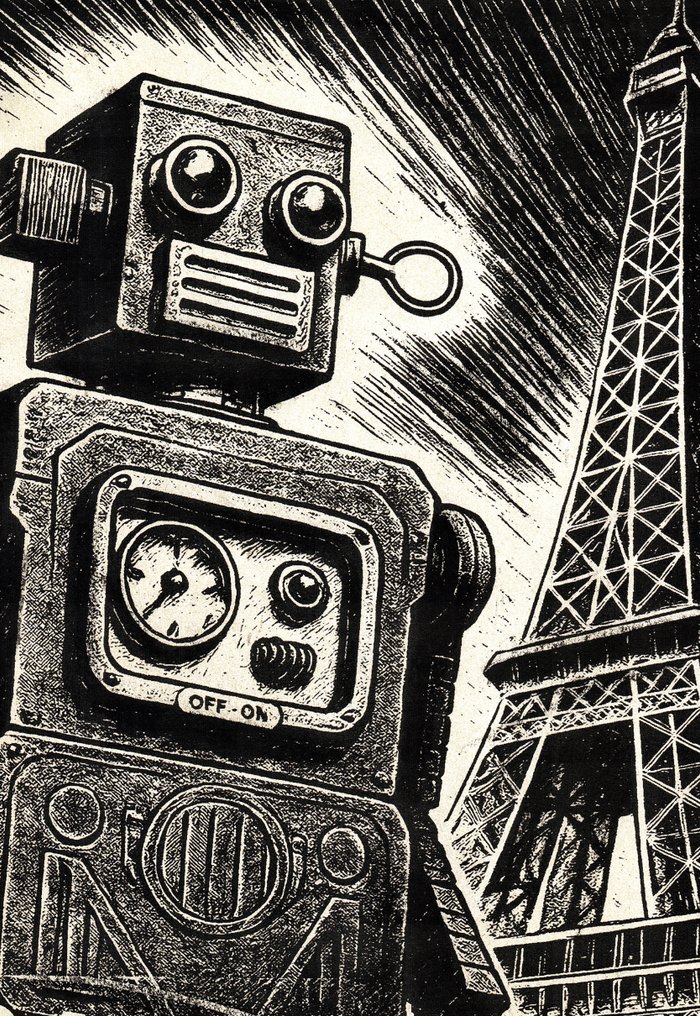 Æ2381 - Ομάδα των Πέντε - Radicon, Giant Sonic & Non Stop Robot» Æ τα Ιαπωνικά Τιμον Robots — Περιορισμένης - Κουρδιστό παιχνίδι από κασσίτερο - 2000-σήμερα #4.3