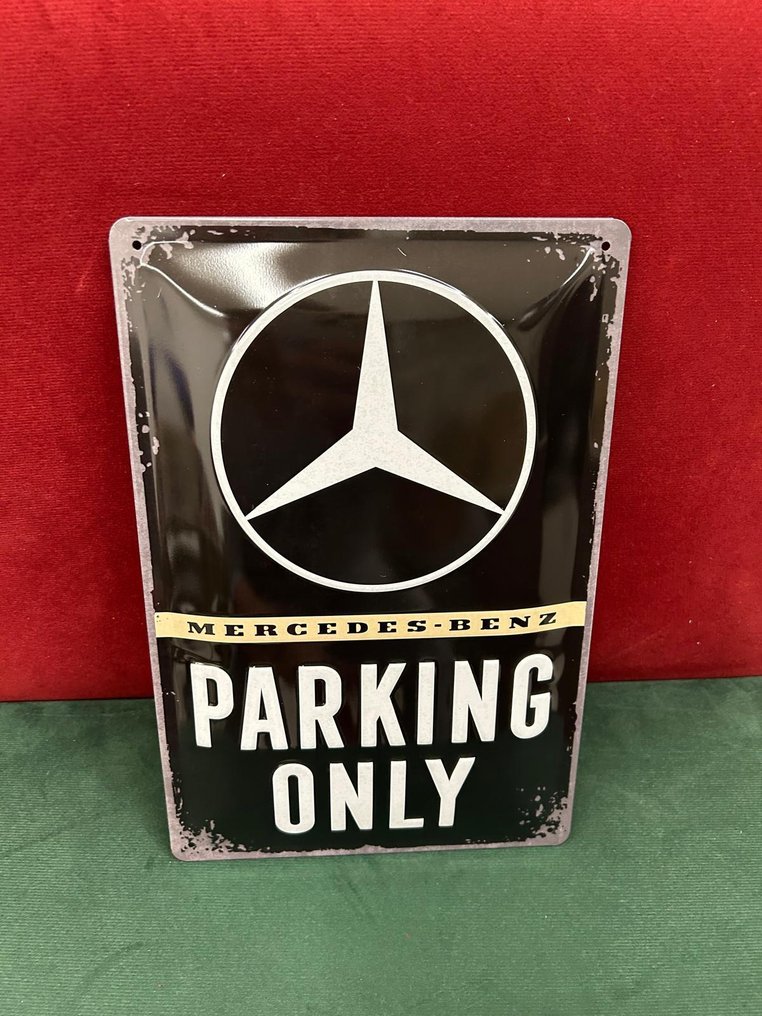 Mercedes Benz - Εμαγιέ πινακίδα - Μέταλλο #1.0
