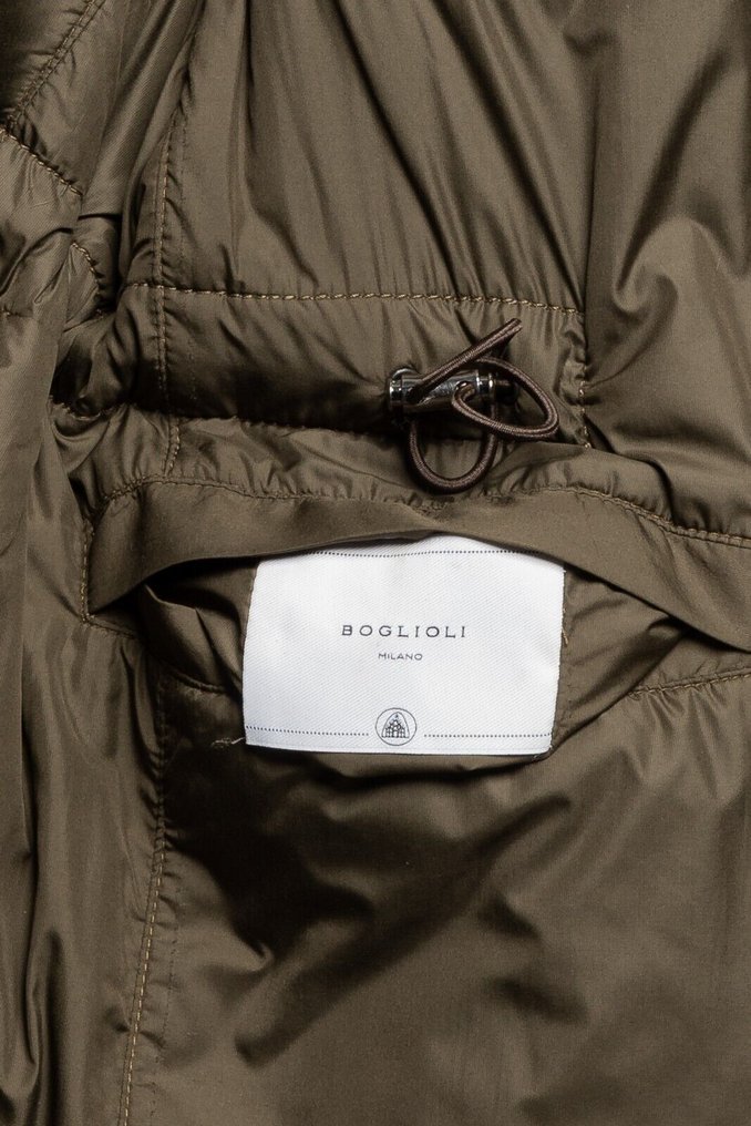 RRP 2500€ BOGLIOLI Brown Field Jacket Coat Padded 100% Leather - 50 IT - Casaco - New with tags #4.3