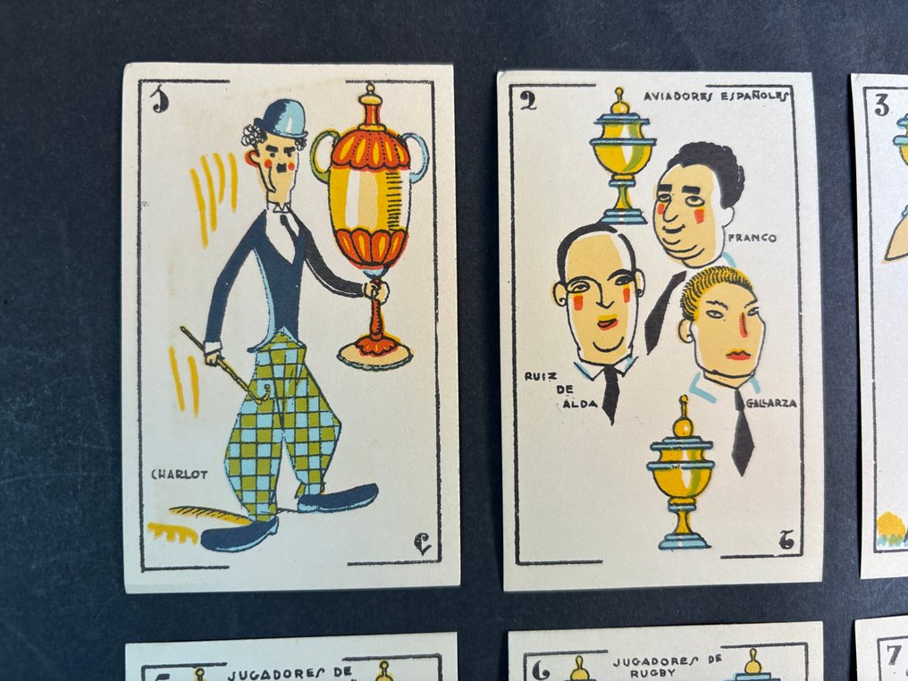 Playing cards - Preciosa Baraja Cómico Artística Deportiva, c1930 #4.3