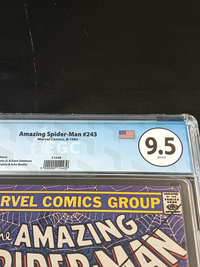 The Amazing Spider-Man #243 - EGC 9.5 - Options! - 1 Graded comic - Første utgave - 1983 #1.0