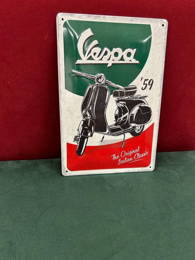 釉面标志 Vespa - 珐琅标志 - 金属 #2.1